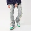 2023 ropa grunge y2k streetwear buraco rasgado calças jeans baggy roupas masculinas em linha reta hip hop gótico denim pantal homme 00hz #