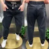 primavera e autunno stile sei tasche jeans di grandi dimensioni pantaloni larghi a gamba dritta da uomo versatili versatili durevoli casual 21k7 #