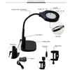 Professional Hand Tool Sets BST-9145T Desk Magnifier Lamp LED 5-12X Illuminating Light Magnifying Glass For Mobile Phone Repair Reading