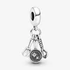 Spatula stekpanna Vispa dingle charm Pandoras 925 Sterling Silver Luxury Charm Set Armband Making Charms Designer Halsband Pendant Original Box Top Quality