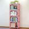 Hooks Bookshelf Storage Shelve For Books Simple Asemmbly Book Rack Bookcase Home Furniture Boekenkast