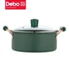 Debo – ensemble d'ustensiles de cuisine antiadhésifs de haute qualité, 3 pièces, casseroles à Champagne, Casserole, cuisine quotidienne, trois pièces