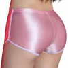 summer Spring Glossy Women Shorts Elastic Briefs Underpant Women Boxer Panties O8sN#