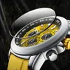 Orologi da polso da uomo di marca orologi da polso al quarzo cinturino in caucciù impermeabile multifunzionale a tre aghi con data orologio luminoso per uomo