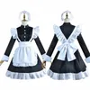 Männer Maid Outfit Anime Short Dr Schwarz und Weiß Apr Lolita Dres für Männliche Cafe Cosplay Kostüm Kleidung Y7VW #