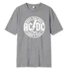 AC High Voltage 1975 DC Czarna gorąca sprzedaż Summer Men T-shirt krótkie rękawy Cool Hip Hop Streetwear Hipster Korea Tees L7el##