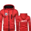 Erkekler Fi Jott Açık sıcak ceket ceketleri rahat ince fit koşu tişörtü erkek kış sporları rüzgar geçirmez hoodies giyim m91b#