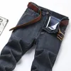 2023 Fi Classic Style Cott Stretch Denim Pantalon Homme Marque Pantalon Nouveaux Hommes Droit Bleu Gris Jeans Busin x3lU #