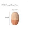 Vase Ins Nordic Colored Pineapple shaped Ceramic Vase Living Room Dry Flower Arranch Dining Table Home Decoration and