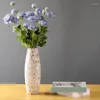 装飾的な花人工シルクペルシャンバターカップアジアンラナンカルスセロリフラワー5 PCSアレンジメントホームデコレーション（青）