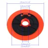 Gereedschap acessórios para pistola de manteiga portátil, 400/600/800/900cc, pistola de graxa, sucção de óleo, universal, placa de óleo, diâmetro externo 29cm/11.42''