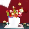 Décoration de fête 2024 Joyeux Noël Cake Toppers Santa Claus Topper de Noël pour la maison Happy Year Decorations