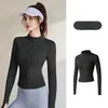 Veste de sport de plein air Veste de yoga Veste de costume de fitness Femmes Définir l'entraînement Sport Manteau Veste de fitness Sport Séchage rapide Haut Solide Zip Up Sweat Sportwear