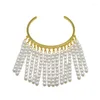 Bracelet élégant bracelet de perles chaîne réglable glands à la mode bijoux de poignet cadeau parfait pour femme fille