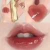 Ice tea mirror lip glass lip gloss waterproof transparent jelly liquid lipstick female beauty makeup lipstick 240313