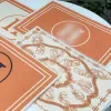 Signage Placemat Pads Signage新しいデザイン印刷リネンファブリックタッセルマットパッドフェスティバルディナーパーティーホームホテルカフェテーブル装飾とギフト