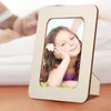 Frames DIY Handmade Po Frame 6 Inches (6 Pieces) Wood Craft Picture Wooden Unfinished Crafts For Kids