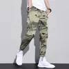 casual pants for men, thin summer camoue pants for men, loose and versatile, trend bound sports pants for men, work a6ke#