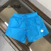 2024 verão masculino secagem rápida praia calças bordadas lazer viagem instagram moda elástica 3/4 shorts