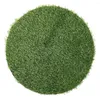 Декоративные цветы, имитация травы, круглый коврик для стола, зеленый искусственный декор столешницы, поддельная подушка