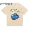 Marque de mode américaine Rhude Racing Formula F1 T-shirt commémoratif à manches courtes de haute qualité en pur coton double fil pour hommes et femmes