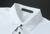 Luksusowy druk zwierząt mężczyźni Polo Shirt Business Top Hafdery Polos koszulki Męskie krótkie rękaw Homme Lapel Tees Designer Brand