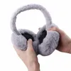 Basker som rider skidåkning söt öronflapp utomhus vuxen anti-vind Keep Warmer Folding Ear Cover Plush Earmuffs Warmers Earcap