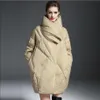 Invierno 2022 Parka al aire libre para mujer Cálido a prueba de viento con cremallera Chaqueta de algodón Chaqueta de invierno Abrigos de abajo I4S4 #