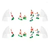 Stampi da forno 16PCS Calcio Calcio Cake Topper Giocatore Decorazione Strumento Compleanno Stampo Set di stampi