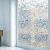 Fönster integritetsfilm regnbågsglas 3D dekorativa dekaler vinyl statiska klistermärken nonadhesive 240322