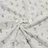 Fabric Breathable Double Layer Gauze Cotton Crepe Fabric Cartoon Rabbit Printed Cotton Fabric for DIY Sewing Home Textile Sleeping Wear
