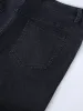 Jeans da donna neri nuovi vestiti rhinest Design Pantaloni larghi a vita alta a gamba larga Casual Hot Y2K Style Jeans da donna Primavera 2024 k8hz #