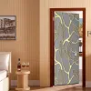 Stickers Creative Scandinavian Style Door Sticker 3D Leaf Door Sticker Production Wall Sticker Wholesale Door Sticker Home Decorations