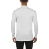 Fitn Lg Sleeve T-Shirt Männer Rollkragen Compri Enge elastische Hemd Gym Bodybuilding Lauf T-Stück Breahable Quick Dry Tops O6MK #