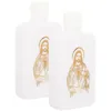 Vase2 PCS Holy Water Bottle Blessingボトル装飾装飾的なカトリッククリスチャンクロス