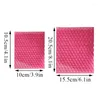Storage Bags Pink Packaging Bag 10pcs Love Bubble Transparent Double Film Shockproof Package Cushioning Covers Waterproof