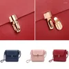 أكياس الكتف للنساء Hasp 'Pu Leather Handbag Girl Bage Femme Travel Beach Bolsos Mujer de Marca Famosa 2024