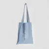 패션 블루와 흰색 줄무늬 보관 가방 대기업 쇼핑백 홈 저장 품목 인기있는 품목 절묘한 선물