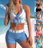 Kvinnors badkläder kvinnors bad baddräkt sommar enstaka objekt baddräkt sexig baddräkt två bit bikini set baddräkt kvinnor s-5xl t240328