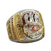 مصمم Super Bowl Lvii Championship Ring مجموعة فاخرة 14K Gold KC Rings for Men Women Diamond Jewelry