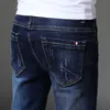 brand Biker Jeans Men Streetwear Lg Slim Denim Pant Skinny Mid Waist Slight Elastic Men Fi 2021 Boyfriend Jeans a6Q1#