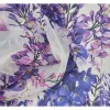 accessoires D marque violet glycine motif impression numérique personnalisé à la main bricolage couture robe chemise mode 100% tissu de soie de mûrier en gros