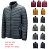 Parkas d'hiver hommes col montant décontracté veste en ouate homme chaud coton rembourré manteaux courts vêtements d'extérieur hommes vêtements AU-192 p3MV #