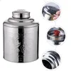 Storage Bottles Tea Portable Case Box Decorative Wrapping Canister Stainless Steel Sealed