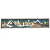 Party Decoration Wood Home Wall Accessories Mountain View Art 3D Stereo Sunset and Moonlight Abstrakt vardagsrum
