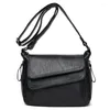 Shoulder Bags Fashion Women's Messenger Sall Square Bag PU Leather Luxury Handbags Female Mother Mochila Feminina