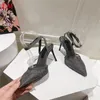 Luksusowy projektant Vero Cuoio Gold Tones Złote Tones Obcasy popowe pięty poślizg na sandałach kapcie z pudełkiem
