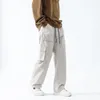 Streetwear hip hop joggers calças de carga homens multi-bolso cintura elástica harem calças masculino harajuku casual mulher sweatpants e5aa #