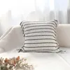 Yastık Nordic Striped Minimalist Yastık Kılıfı Ev Sofa Oturma Odası Otomobili Housse De Coussin