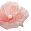 Flores decorativas de seda cabeça de flor artificial realista decoração de parede falso para peças centrais guirlanda chá de panela casamento diy artesanato